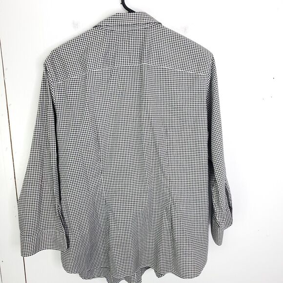 Lauren Ralph Lauren Black Relaxed Long Sleeve Button Down - Picture 2 of 9